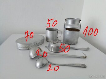 Hliníkové, staré, nádobí - 7