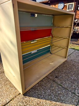 Jedinečný Retro plechový botník barevný - 7