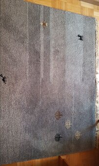 INDO GABBEH ručně vázaný koberec IKEA, 100% vlna,140x200cm - 7