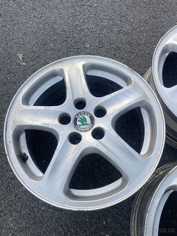 Lité disky origo škoda fabia 5x100 R15, 6Jx15 ET43 - 7