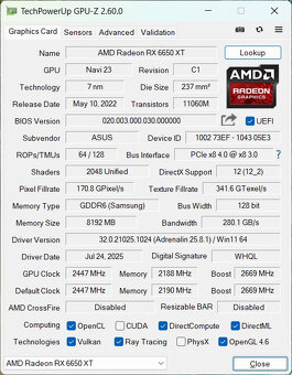 Herní PC - Ryzen 7, 16GB RAM, 1TB NVME, 6650XT 8GB, WIN11 - 7