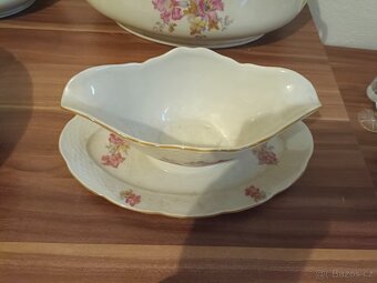 Porcelánový servis EICHWALD a Broušené skleničky - 7