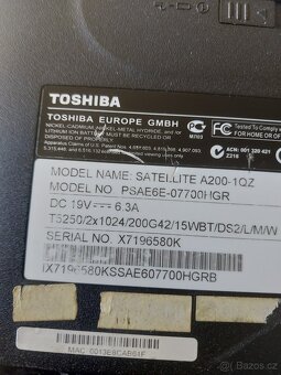 Toshiba satelite a 200 - 7