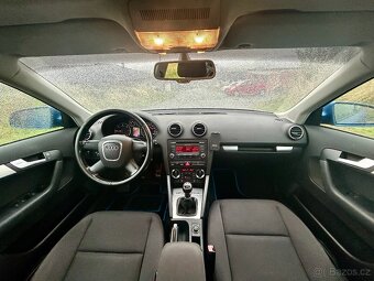 Audi A3 2.0 TDI 103kw 2007 2.majitel, Panorama, Modrá Sprint - 7