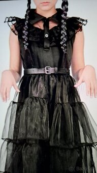 Kostým-šaty Wednesday Addams vel.120 - 7