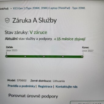 Lenovo Thinkpad X13 G2 /Záruka_2027/11.gen/512GB/16GB/16:10 - 7