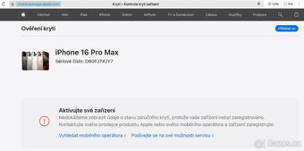 REZERVACE iPhone 16 Pro Max 256GB černý NOVÝ - 7