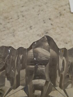 starožitné broušené sklo český křišťál - 7