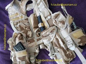 taktická vesta ačr pouštní vojenská samopal balistická - 7