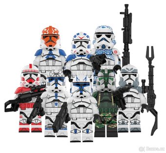 Rôzne figúrky Star Wars 2 (8ks) typ lego - nové - 7