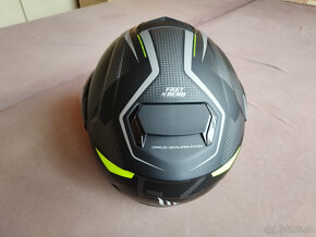 Vyklápěcí Moto přilba helma MT Atom Divergence Grey - 7
