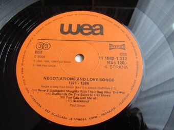 2LP Paul Simon - Negotiations and Love Songs - 7