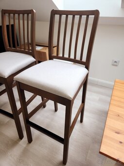 EKEDALEN Barová stolička s opěrkou, Ikea 2ks - 7