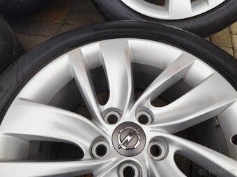 ALU 5x120 r18 OPEL + LETNÍ PNEU - 7