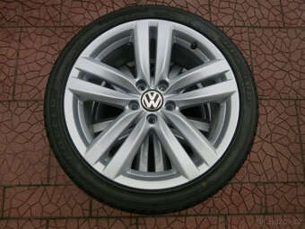 Letní alu sada disky originál VW 5x112 8Jx18 ET44 Borbet - 7