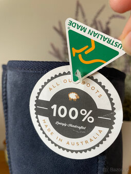 Nové modré kožené válenky sněhule boots UGG vel. 39 - 7