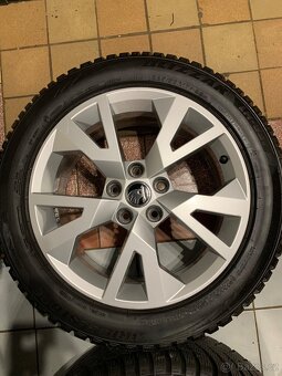 Alu kola Škoda R17 5X112 ZIMNÍ PNEU 225/50 R17 8mm POLAR - 7