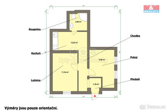 Pronájem bytu 2+kk, 39 m², Františkovy Lázně, ul. Národní - 7