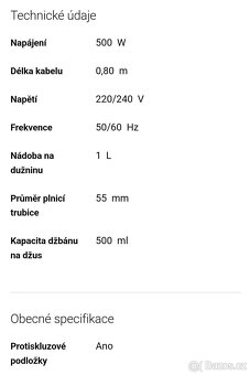 Odšťavňovač Philips - 7