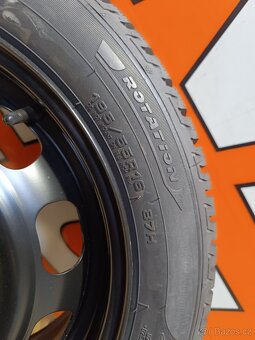 Kompletní kola Peugeot/Opel zimní pneu 195/55 R16 - 7
