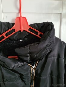 Nová dámská zimní bunda s kožíškem, vel. L - 7
