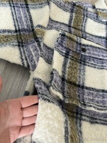 Teplá oversize košilová bunda ZARA - 7