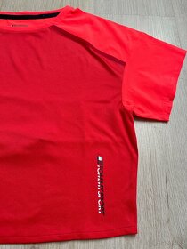Tommy Sport neonově oranžovo-červený crop top, vel. XS - 7
