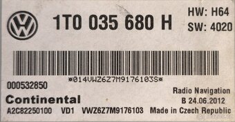 VW RNS510 1T0035680H LED aktualizované - 7