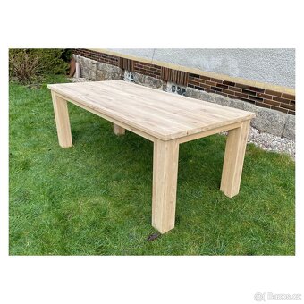 Dubový masivní jídelní stůl - Max 220 cm - 7