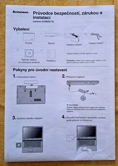 Notebook Lenovo IdeaPad G700 - 7