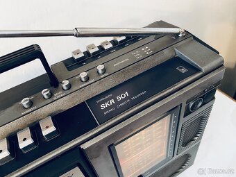 Radiomagnetofon/ ghettoblaster RFT SKR 501, rok 1981 - 7