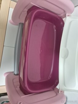 Postylka pro panenky, jídelní židlička,  přebalovací pult - 7