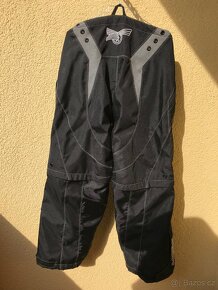 Nové kalhoty/kraťasy 2v1 ACCESS MOTOR 600D Grey Black M/30 - 7