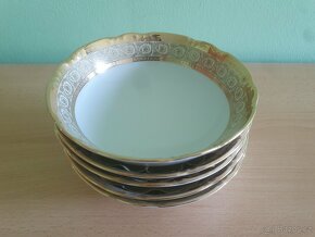 Porcelán žluto-zlatý lem THUN - 7