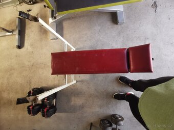 Prodám lavici na bench+osy a kotouče - 7
