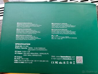 Přenosný solární generátor Power station 166Wh - 7