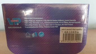 Sada 6 panáků meruňka, nové - 7