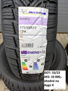 Prodám NOVÉ ALU/Pneumatiky, pouze starší DOT - 7