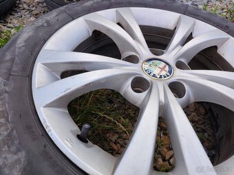 Alfa Romeo 205/55/16, 5x110 originál ALU kola - letní pneu - 7