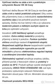 Vyhřívaná deka na zada zn.Breuer - 7