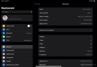Apple iPad Air 4. gen 64GB + Apple Pencil + příslušenství - 7