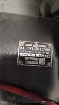 prodám naftové vytápění 8200 W - bufík - 7