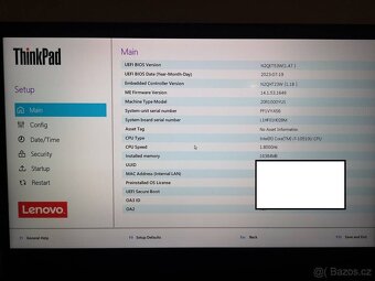 lenovo X1 Carbon gen 7 UHD 4k i7 16GB 1TB - 7