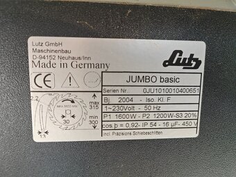 Kotoučová formátovací pila Lutz Jumbo - 7