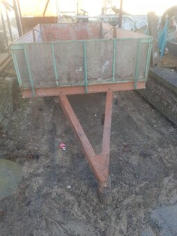 vlek za traktor ,vůz , vlečka , vozík ,kára - 7