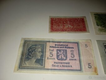 BANKOVKY 5 KČS 1940-1961, 4 RŮZNÉ EMISE - 7