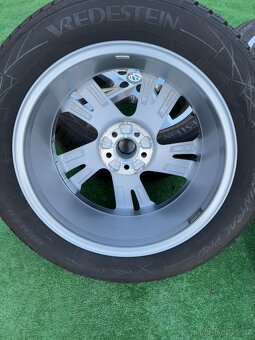 Originál alu kola VW T-Cross 5x100 R17 zima zánovn - 7