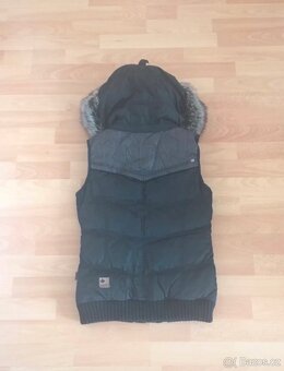 Nová černá vesta s kapucí Khujo vel. S - 7