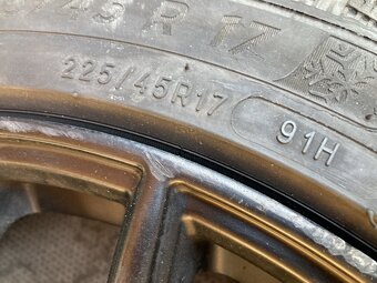 Alu kola ŠKODA OCTAVIA 3 17" 5x112 zimní MICHELIN 225/45R17 - 7