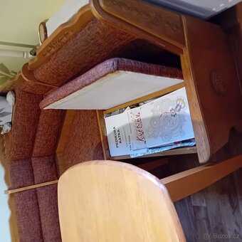 Jídelní lavice, židle a stůl - 7